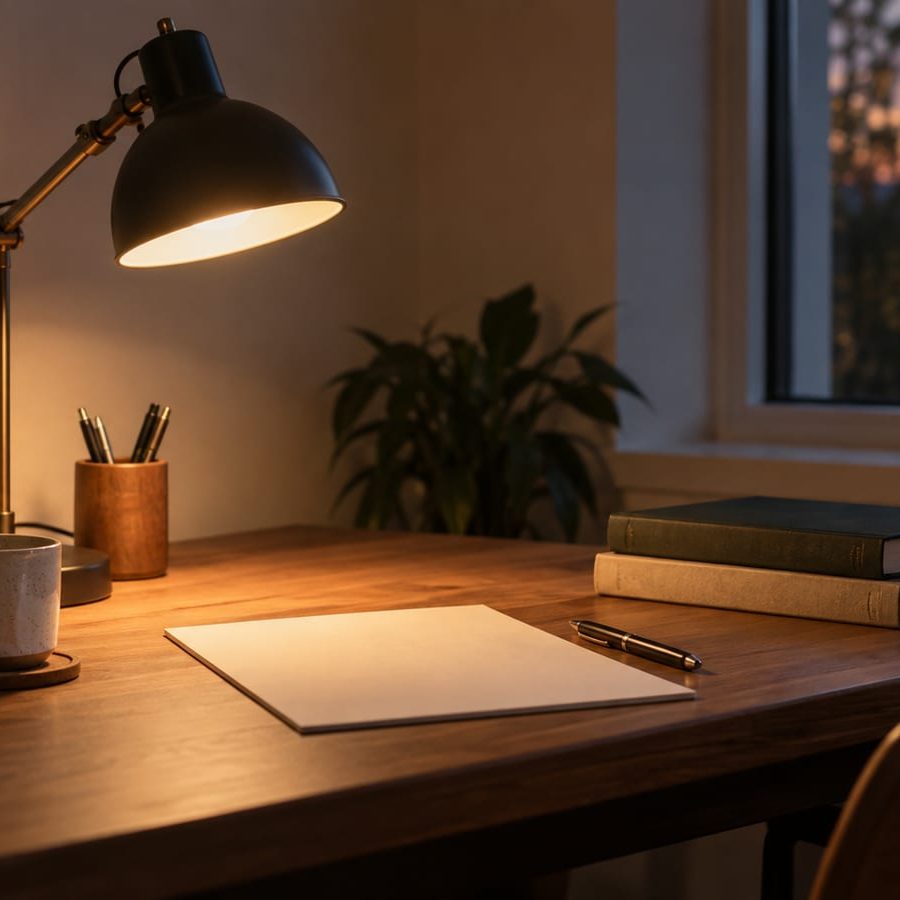 Brass Desk Lamp