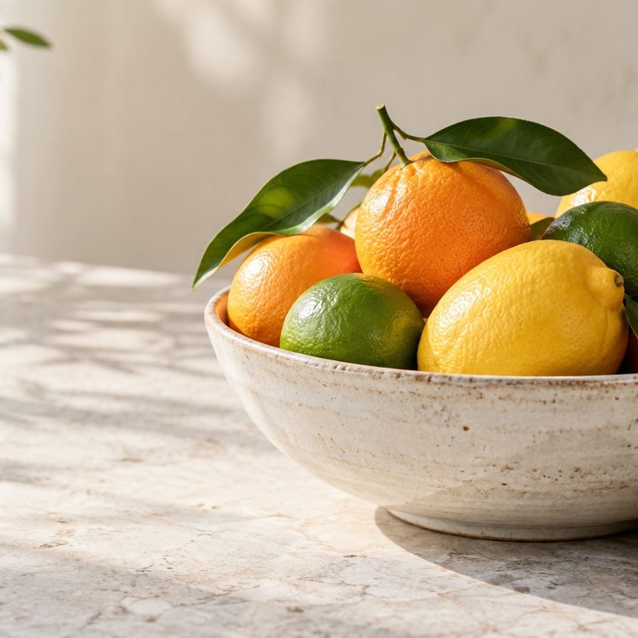Stoneware Fruit Bowl