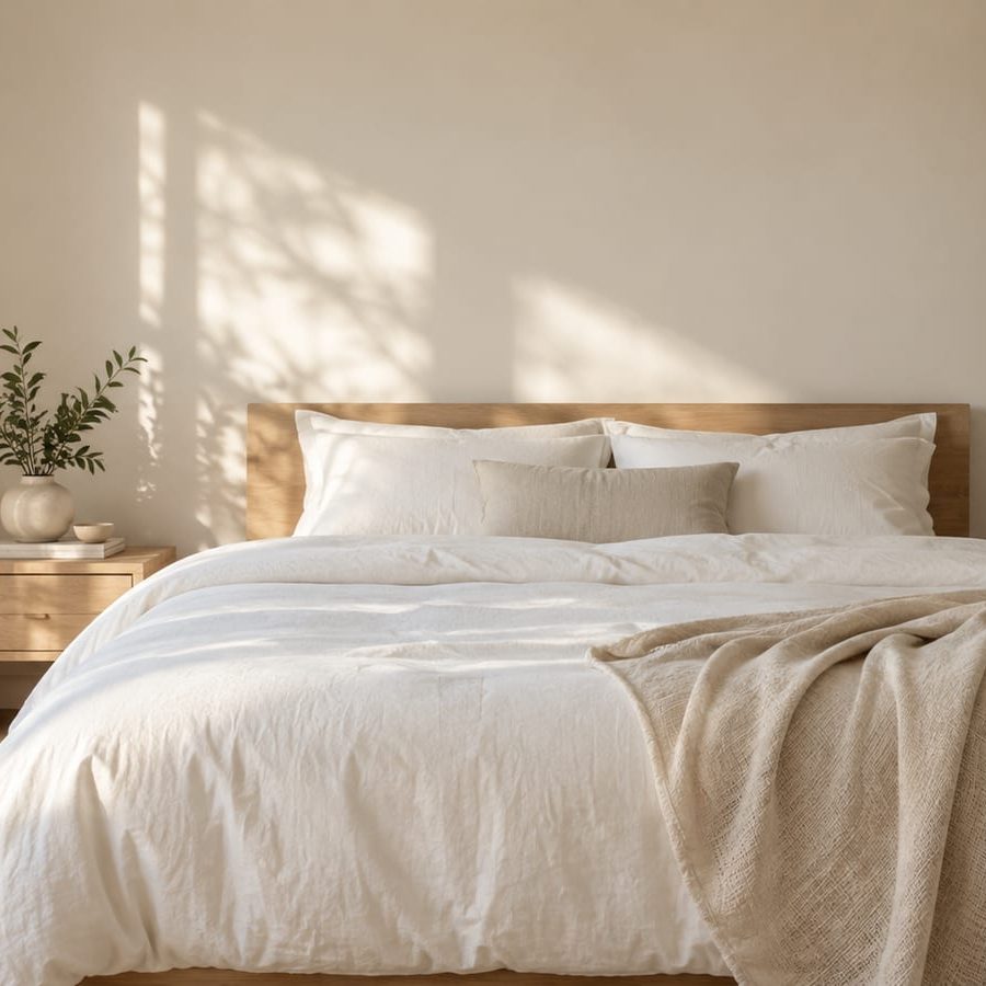 Washed Linen Bedding Set